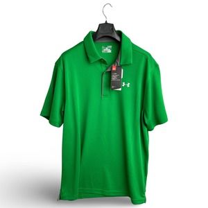 Under Armour HeatGear Men's Golf Polo (Green XL)